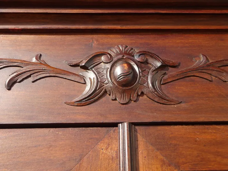 Pamono Louis Philippe Walnut Wardrobe, 1890s> Cabinets & Wardrobes