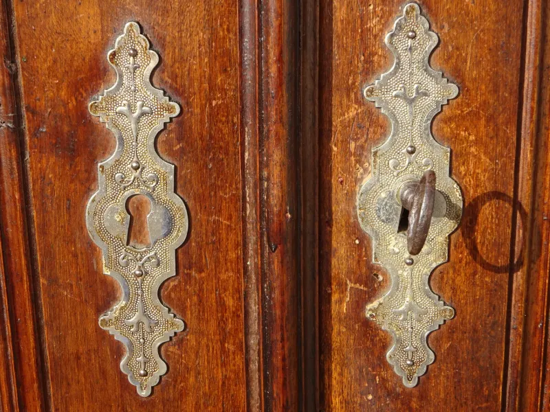 Pamono Louis Philippe Walnut Wardrobe, 1890s> Cabinets & Wardrobes