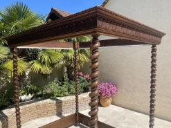 Hot Pamono Louis XIII Style Château Four-Poster Bed