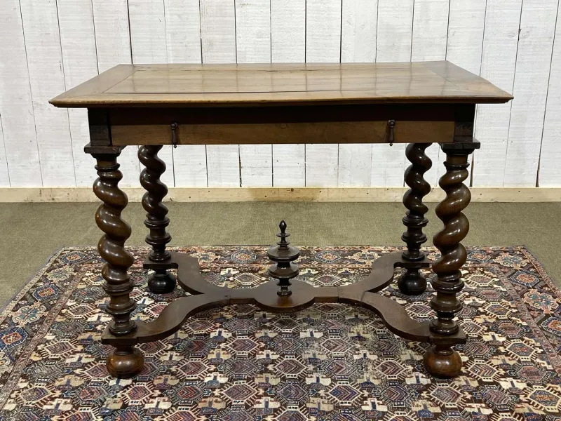 Pamono Louis XIII Style Desk in Walnut, 1800s> Desks