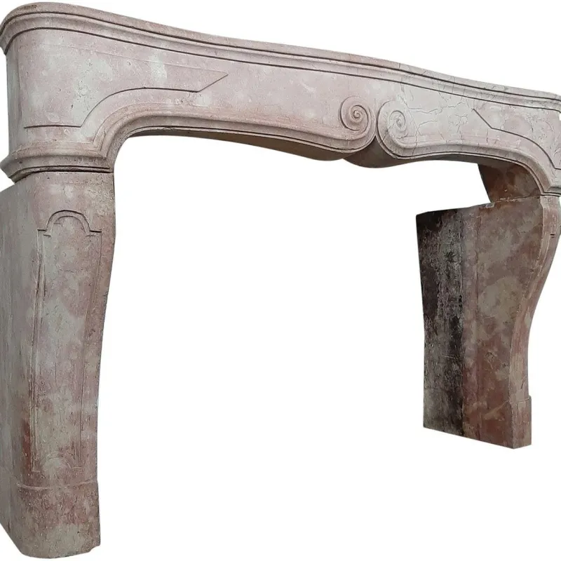 Online Pamono Louis XIV Pink Marble Fireplace, 1680