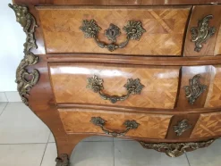 Pamono Louis XIV Style Chest of Drawers in Marquetry Wood with Chiseled Bronze> Dressers, Commodes & Chests