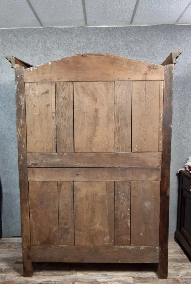 Pamono Louis XV Armoire in Marquetry, Elm and Walnut by Antoine Sertelon, 1773> Cabinets & Wardrobes