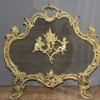 Pamono Louis XV Bronze Fireplace Screen, 1800s