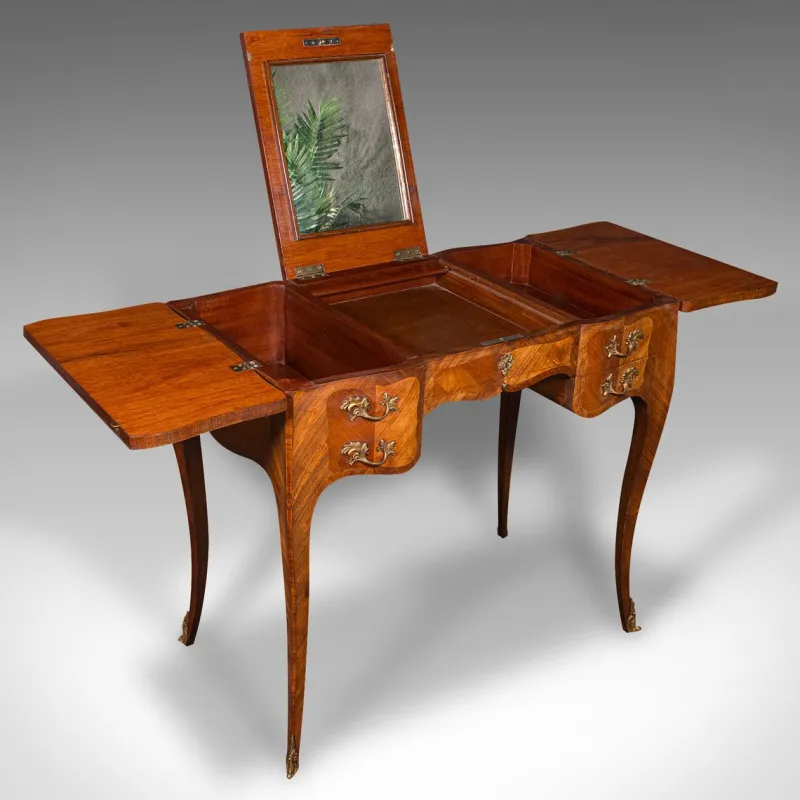 Pamono Louis XV French Coiffeuse Dressing Table, 1890s> Dressing Tables