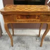 Best Pamono Louis XV Inlaid Wood Game Table