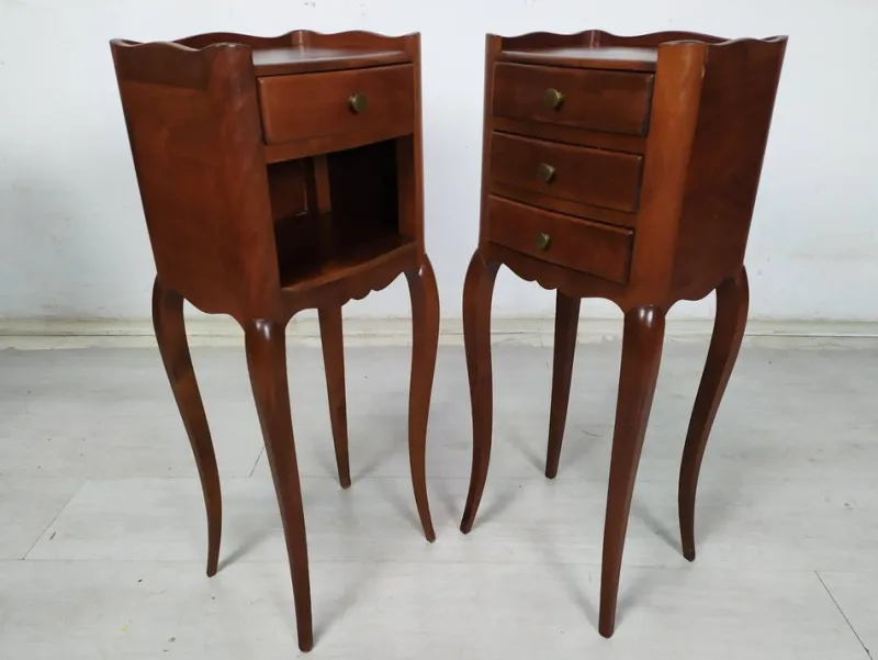 Online Pamono Louis XV Nightstands, 1950s, Set of 2