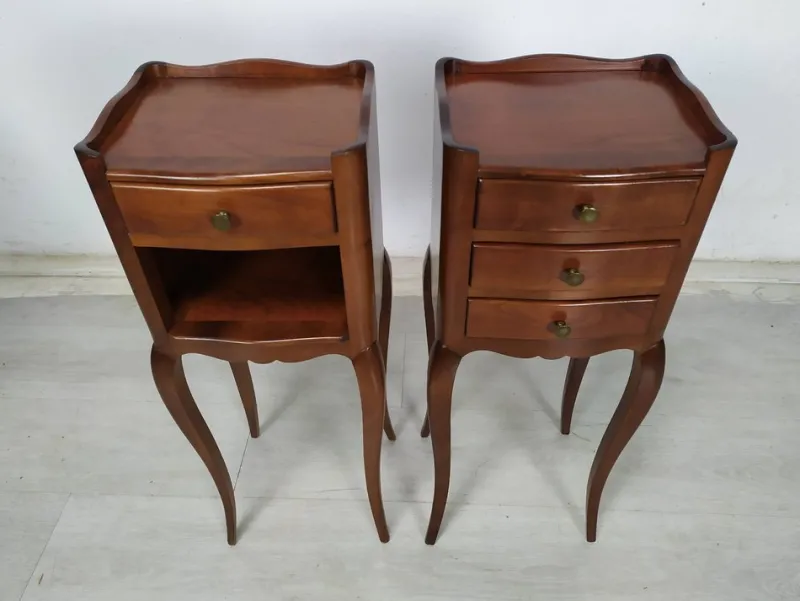 Online Pamono Louis XV Nightstands, 1950s, Set of 2
