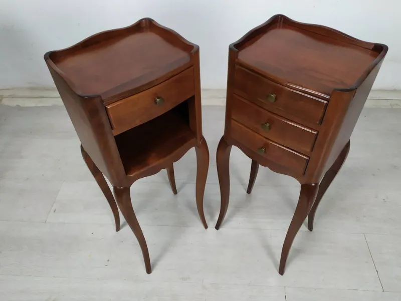 Online Pamono Louis XV Nightstands, 1950s, Set of 2