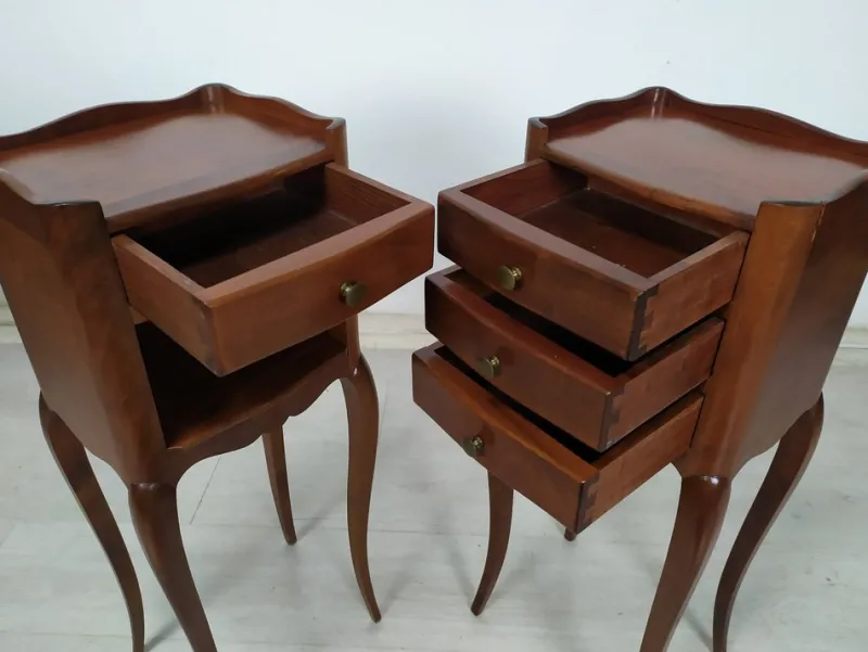 Online Pamono Louis XV Nightstands, 1950s, Set of 2