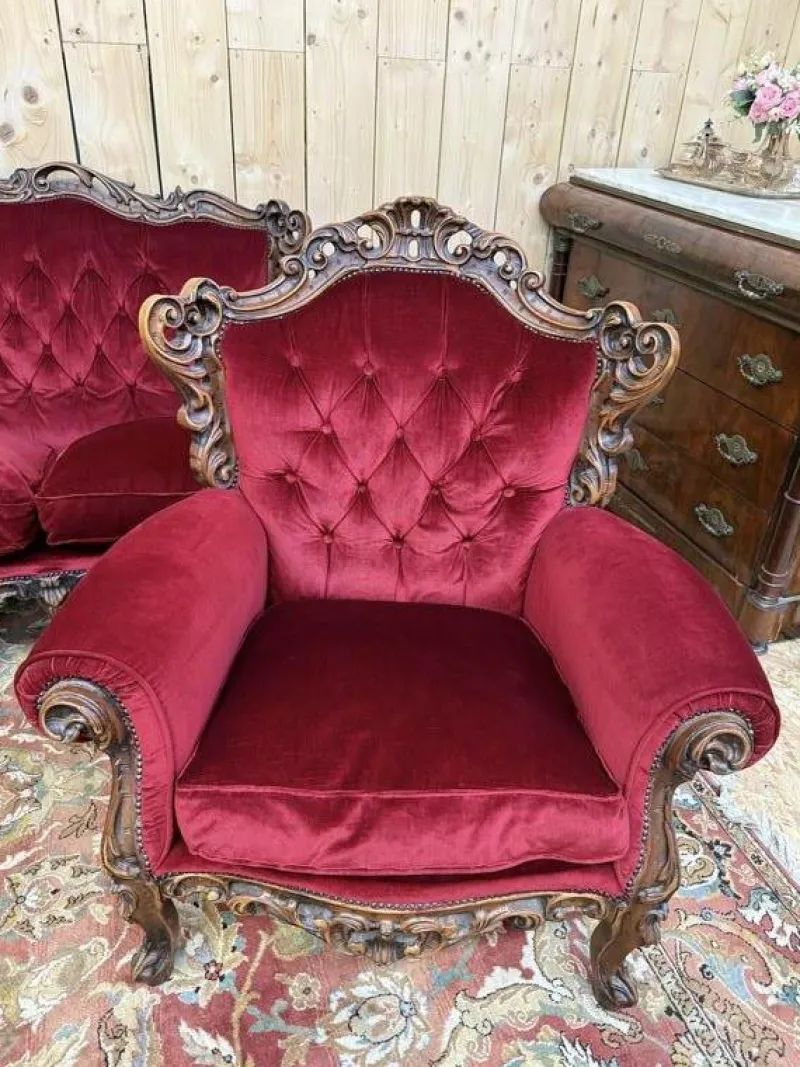 Online Pamono Louis XV Rocaille Salon Set, Set of 3