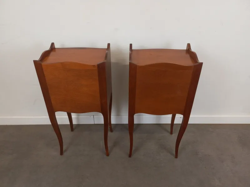 Pamono Louis XV Style Bedside Tables, 1950s, Set of 2> Nightstands
