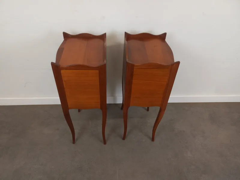 Pamono Louis XV Style Bedside Tables, 1950s, Set of 2> Nightstands