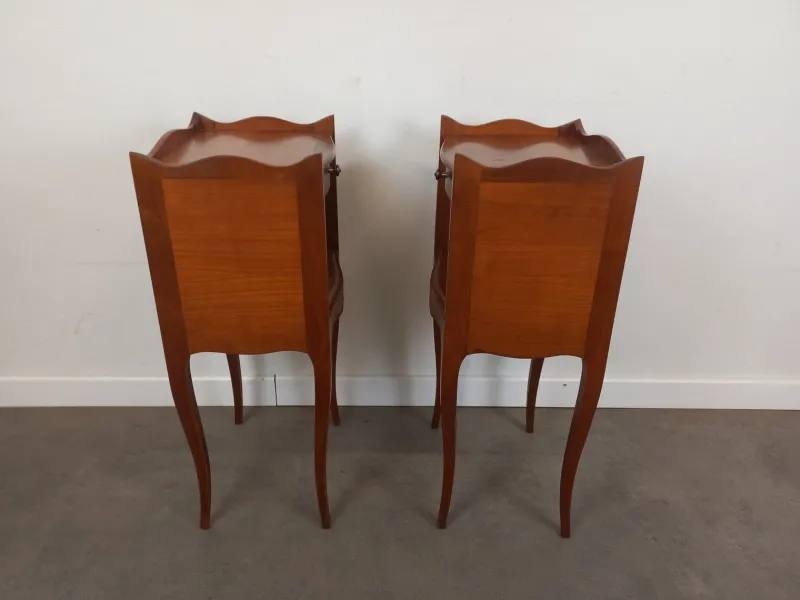 Pamono Louis XV Style Bedside Tables, 1950s, Set of 2> Nightstands
