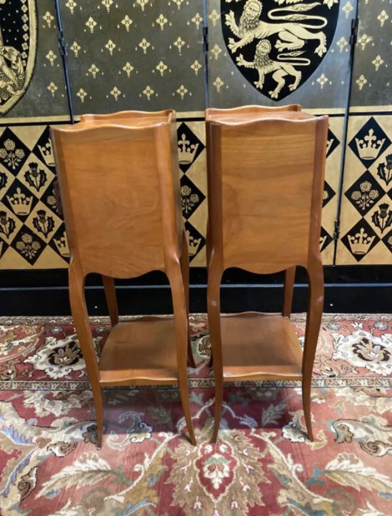 Pamono Louis Xv Style Bedside Tables, Set of 2> Nightstands