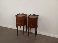 Pamono Louis XV Style Bedside Tables, 1950s, Set of 2> Nightstands