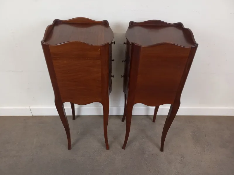 Pamono Louis XV Style Bedside Tables, 1950s, Set of 2> Nightstands