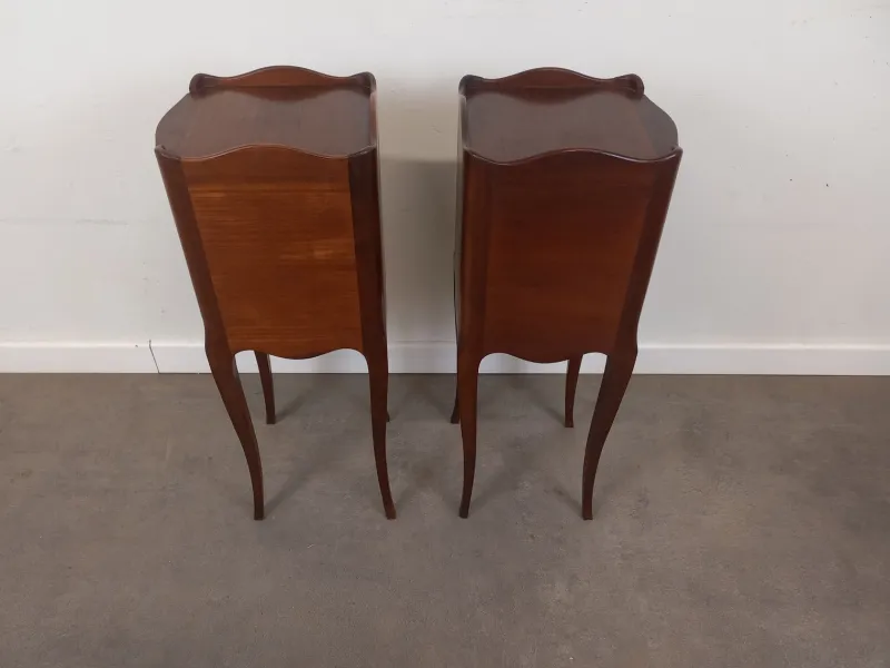 Pamono Louis XV Style Bedside Tables, 1950s, Set of 2> Nightstands