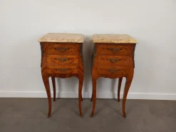 New Pamono Louis XV Style Bedside Tables, 1950s, Set of 2