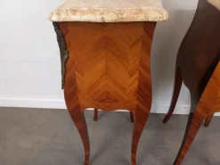 New Pamono Louis XV Style Bedside Tables, 1950s, Set of 2