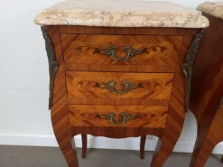 New Pamono Louis XV Style Bedside Tables, 1950s, Set of 2