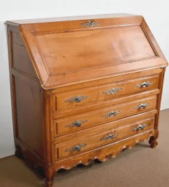Pamono Louis XV Style Chest of Drawers or Secretaire in Cherry, Early 19th Century> Secretaires