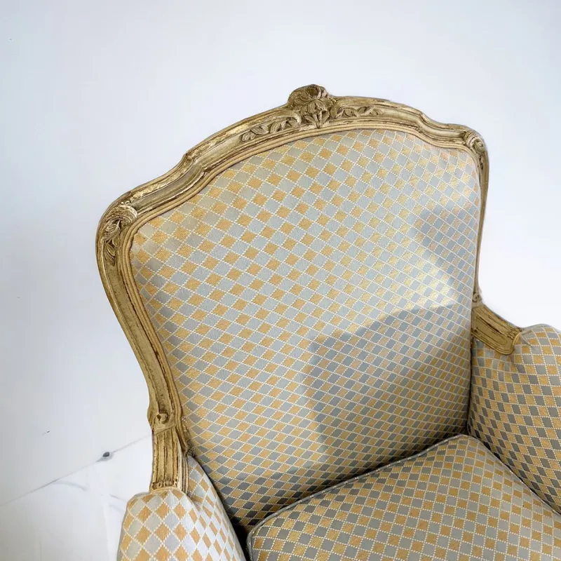 Pamono Louis XV Style Living Room in Lacquered Wood, 1900, Set of 3> Living Room Sets