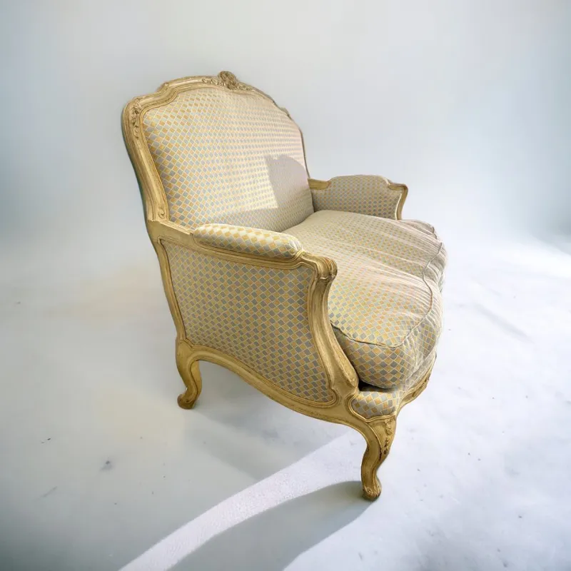 Pamono Louis XV Style Living Room in Lacquered Wood, 1900, Set of 3> Living Room Sets
