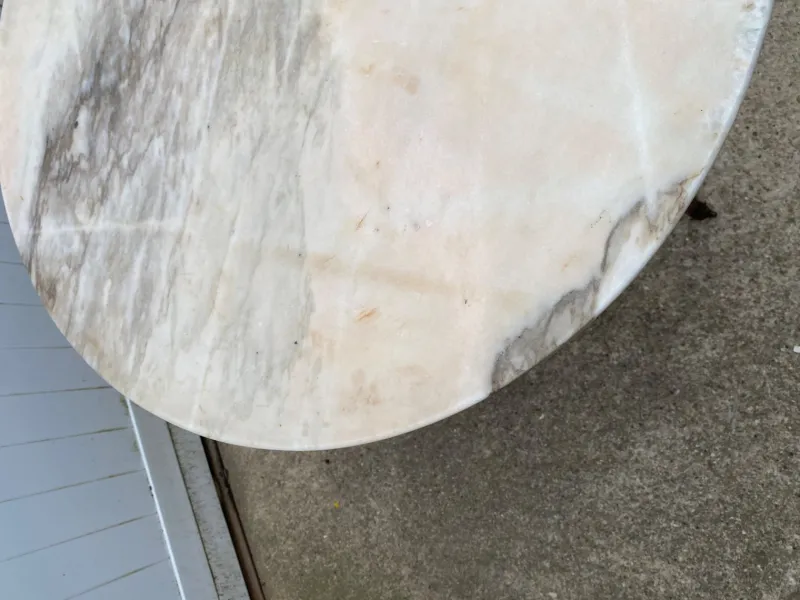 Online Pamono Louis XV Style Round Marble Coffee Table