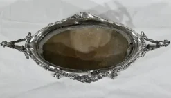 Pamono Louis XV Style Silver Bronze Planter, 19th Century><noscript><img width=