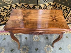 Pamono Louis XV Walnut Games Table> Game Tables
