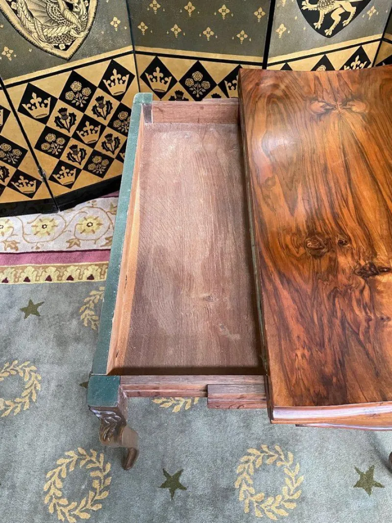 Pamono Louis XV Walnut Games Table> Game Tables