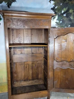 Pamono Louis XV Wardrobe in Oak><noscript><img width=