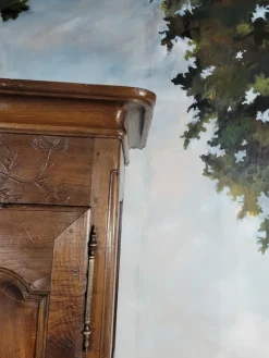 Pamono Louis XV Wardrobe in Oak><noscript><img width=
