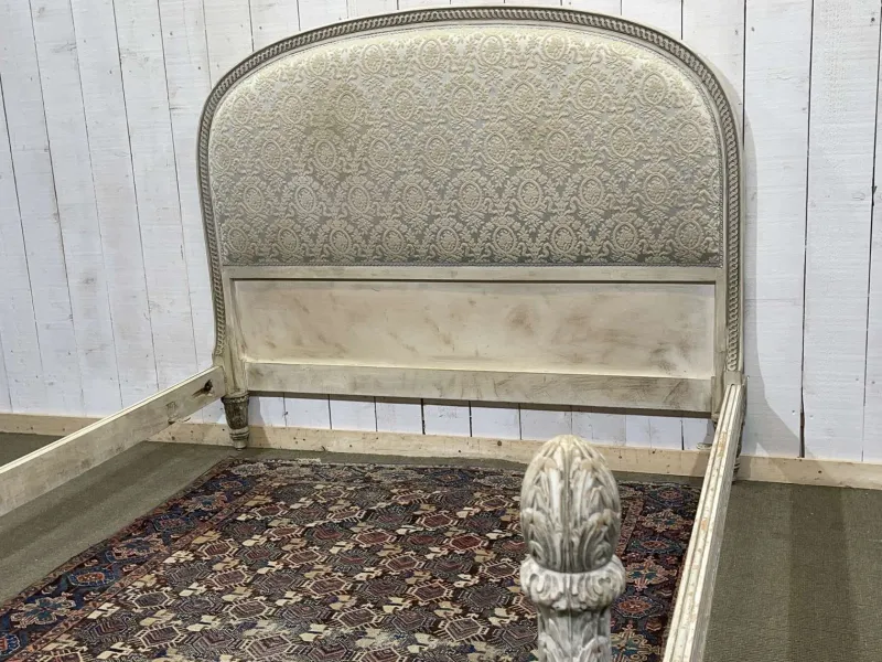 Pamono Louis XVI Beech Balleroy Bed, Early 20th Century