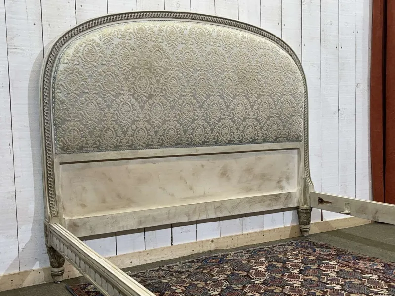 Pamono Louis XVI Beech Balleroy Bed, Early 20th Century