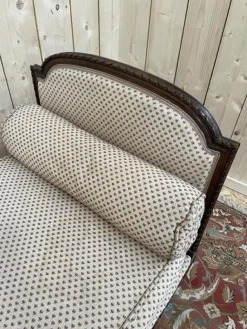 Best Pamono Louis XVI Bench with Floral Fabric