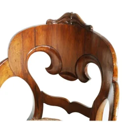 Sale Pamono Louis XVI Bergere Armchairs in Carved Walnut by Testolini Freres for Testolini & Salviati, 1890s, Set of 3