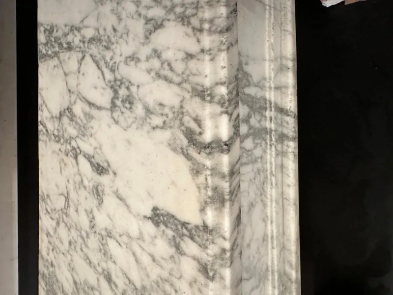 Sale Pamono Louis XVI Calacatta Marble Fireplace Mantel, 1780s