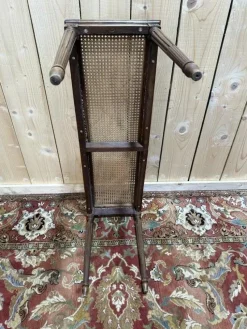 Pamono Louis XVI Canework Piano Bench><noscript><img width=