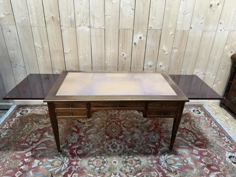 Pamono Louis XVI Directoire Style Bureau Plat in Mahogany> Desks