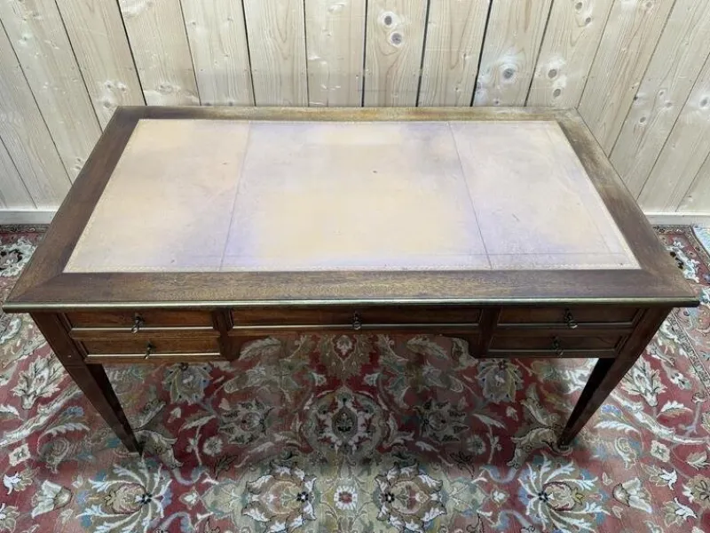 Pamono Louis XVI Directoire Style Bureau Plat in Mahogany> Desks