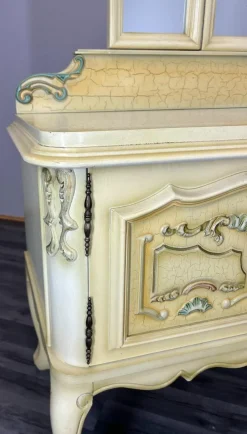 Pamono Louis XVI French Carved Dressing Table><noscript><img width=