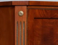 Online Pamono Louis XVI French Mahogany Veneer Cabinet with Brass Inlays, 1790s