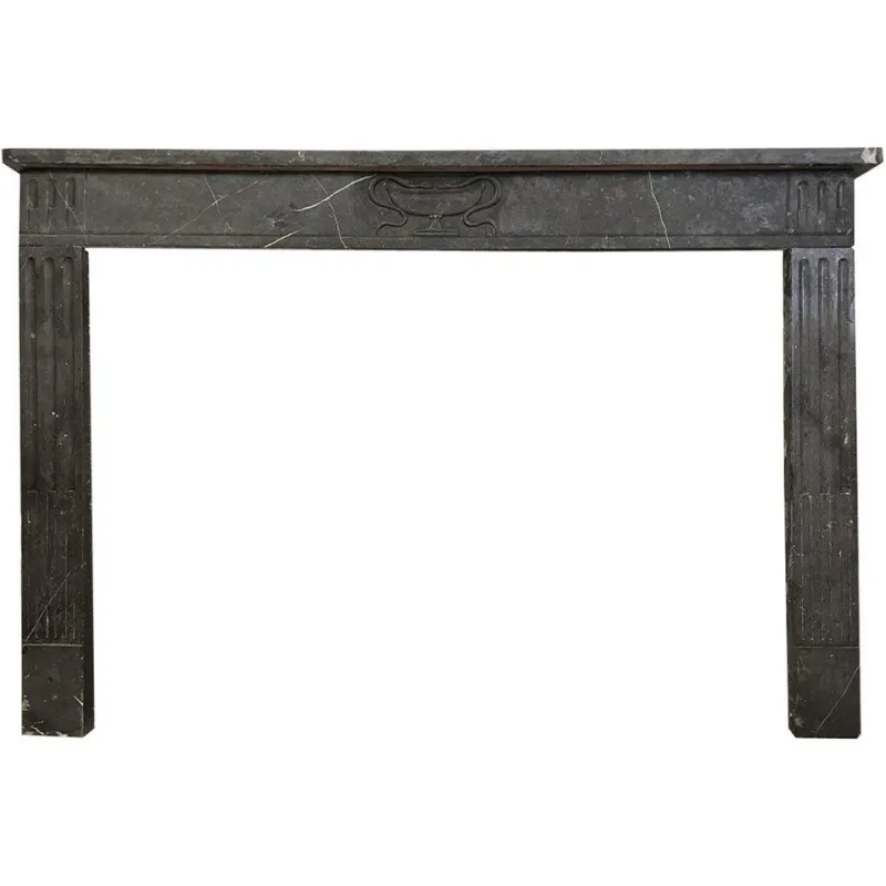 Best Pamono Louis XVI French Marble Fireplace Mantel, 1780s
