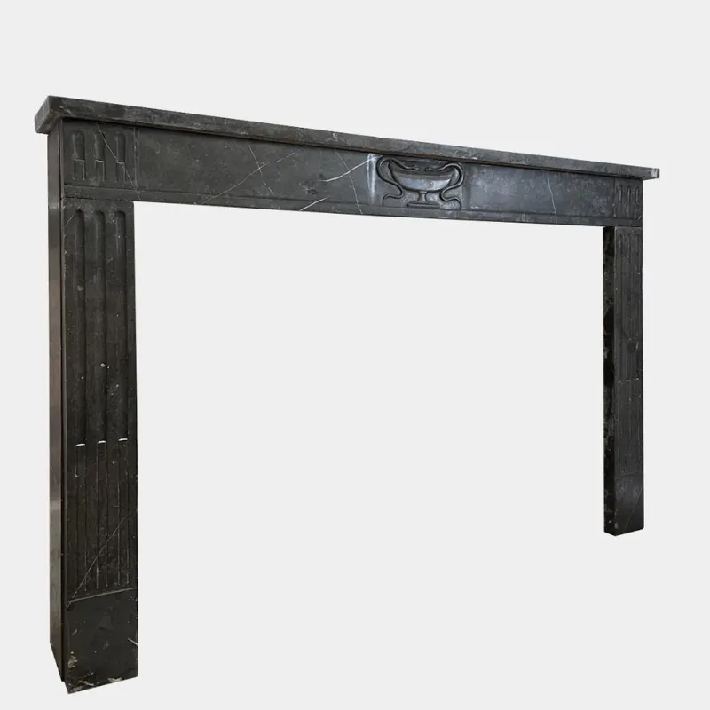 Best Pamono Louis XVI French Marble Fireplace Mantel, 1780s