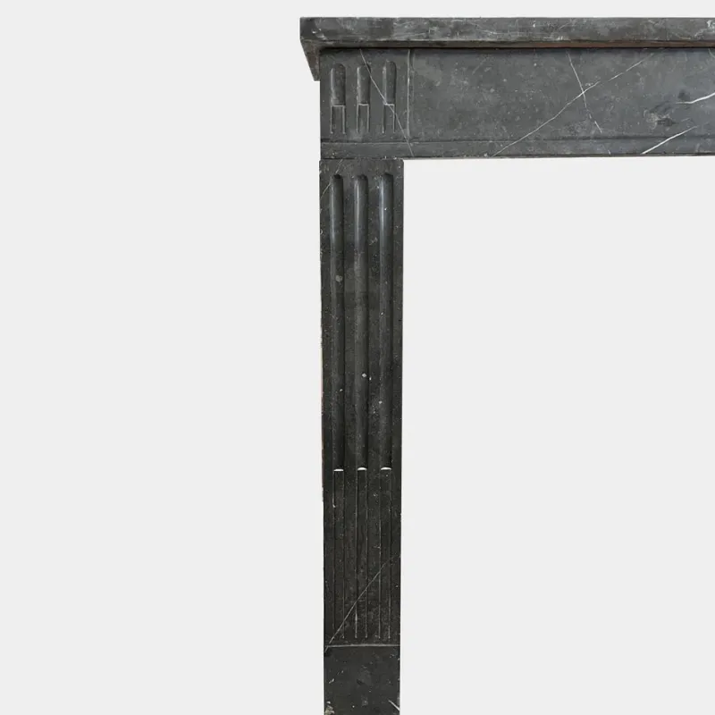 Best Pamono Louis XVI French Marble Fireplace Mantel, 1780s