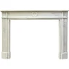 Pamono Louis XVI French Statuary White Marble Fireplace Mantel, 1880s> Fireplaces And Mantels