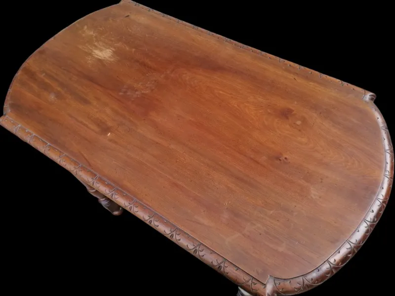 Hot Pamono Louis XVI Raised Table in Carved Wood, 1890s