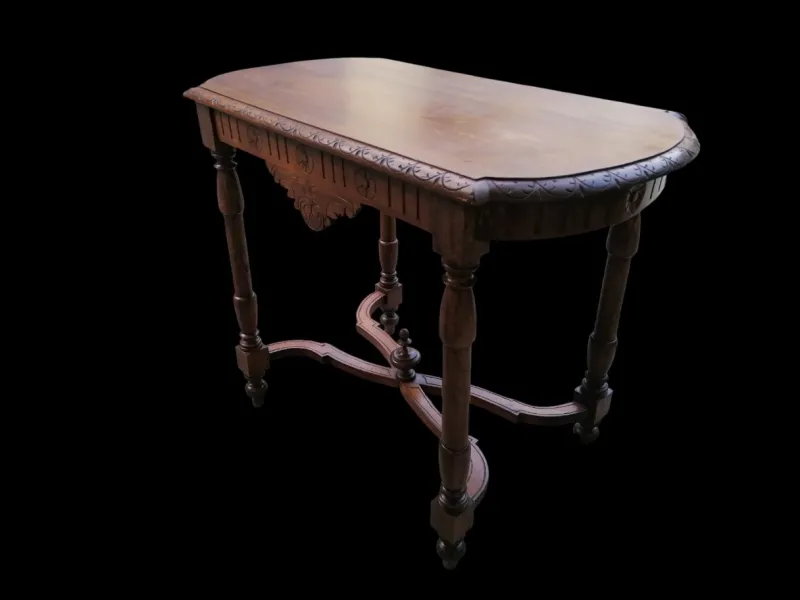 Hot Pamono Louis XVI Raised Table in Carved Wood, 1890s